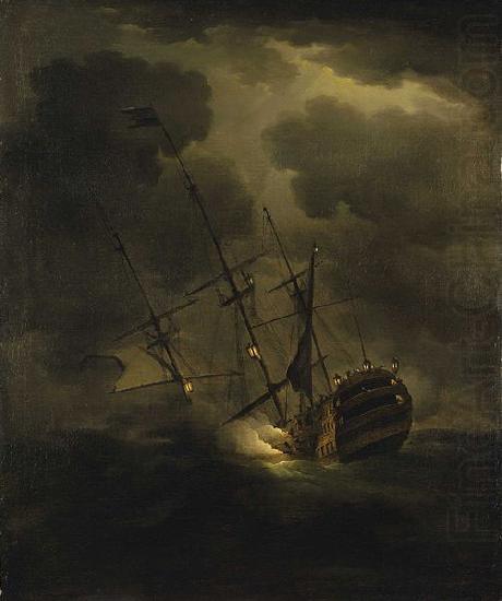 Peter Monamy Loss of HMS Victory, 4 October 1744 china oil painting image